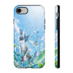 Copy of Silver Butterflies Tough Case | Blue Sky Water Droplets Phone Cover