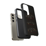 Trans Am Phone Case Black Gold, Three-View Vector Tough Cover