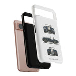 1966 Cobra Blue White Stripe Roadster Tough Phone Case Cover