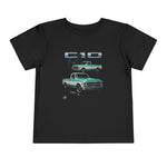1969 Chevy C10 Toddler T-Shirt – Green & White Classic Pickup Retro Tee