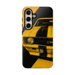Z28 Yellow Camaro Retro Poster Tough Phone Case