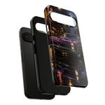 67 GTO Phone Case Purple, Rainy City Night Muscle Car Tough Cover