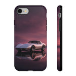 Soft White C3 Corvette Mauve Sky Phone Case