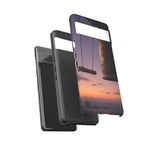 Temple Bell Sunset Phone Case Japan Zen Tough Case