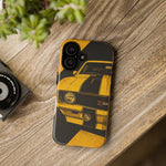 Z28 Yellow Camaro Retro Poster Tough Phone Case