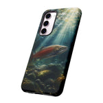 Salmon River Fishing Phone Case, Sunlit Current Cover