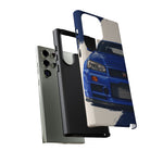 R34 Skyline GT-R Bayside Blue Tough Phone Case for 90s JDM Fans