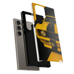 Z28 Yellow Camaro Retro Poster Tough Phone Case