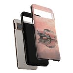 1957 Chevy Bel Air Blush Cream Tough Phone Case for Classic Car Fans