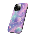 Pastel Galaxy Planet Vaporwave Art Tough Phone Case