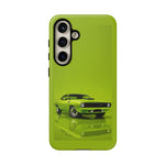 Green Cuda Muscle Car phone case for Gear Heads