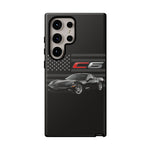 Black C6 Phone Case American Sports Car Tough Cover Gift