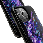 Holographic Wolf Phone Case, Fractured Prism Iridescent Cover
