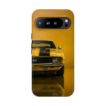 Classic Camaro SS Phone Case, Yellow 69 Muscle Car Cover, Gift for Guys