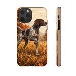 German Shorthaired Pointer Pointing Art Tough Phone Case