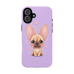 French Bulldog Bat Ears Kawaii Pet Dog Art Tough Phone Case