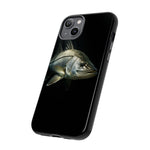 Snook Fishing Phone Case, Saltwater Portrait Black Cover, Gift