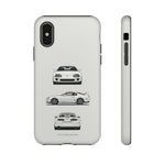 1993 Supra A80 White Triple View JDM Tough Phone Case Cover