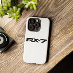 RX-7 Logo Phone Case for JDM Fans, Tough Protective Cover