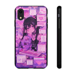 Online Girl Aesthetic Vaporwave Phone Case – Internet Portrait