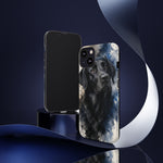 Black Lab Watercolor Art Tough Phone Case - Dog Portrait