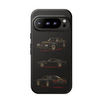 Trans Am Phone Case Black Gold, Three-View Vector Tough Cover