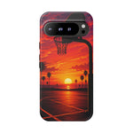 Basketball Court Sunset Phone Case | Tough Phone Case
