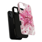 Pink Glitter Star Tough Case | Sparkle Phone Case