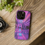 Empty Mall Escalator Vaporwave Art Tough Phone Case