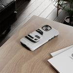 White MK4 Supra Phone Case, Retro 90s JDM Tough Cover for Car Enthusiasts