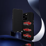 Red 1957 Bel Air Classic Car Phone Case Tough American Multi View