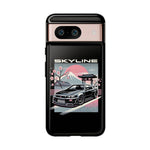 R34 Skyline GT-R Sakura Mountain JDM Tough Phone Case Gift
