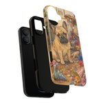 Guilty French Bulldog Phone Case, Confetti Watercolor Cover