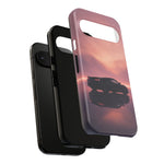 C8 Corvette Silhouette Pastel Horizon Case