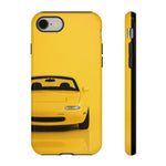Yellow Miata Phone Case, NA Roadster 90s JDM Legend Cover