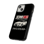 R34 Skyline GT-R JDM Rising Sun Tough Phone Case Cover Gift