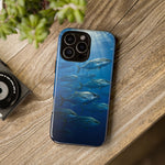 Amberjack School Phone Case, Open Water Sunlight Tough Cover