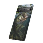 Largemouth Bass Phone Case, Frog Strike Cover for Freshwater Gift
