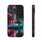 1980s Sports Car C4 Miami Nights Aesthetic Tough Phone Case