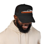 1968 Charger Foam Trucker Hat – Classic Muscle Car Outline Snapback Mesh Cap Retro Performance Style