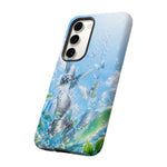 Copy of Silver Butterflies Tough Case | Blue Sky Water Droplets Phone Cover