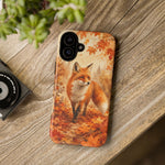 Autumn Fox Woodland Art Tough Phone Case