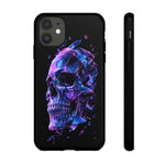 Holographic Skull Phone Case, Shattered Glass Iridescent Cover