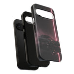 FC RX-7 Pink Neon Fog Column Tough Case