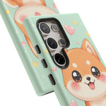 Shiba Inu Kawaii Chibi Smile Pet Dog Art Tough Phone Case