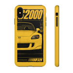 S2000 Spa Yellow Retro 90s JDM Car Tough Phone Case