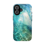 Ocean Wave Tunnel Tough Case | Turquoise Surf Phone Cover