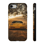 C5 Z06 Corvette Phone Case, Yellow Golden Hour Trail Cover