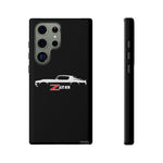 1970 Camaro Z28 White Silhouette Tough Phone Case Cover Gift