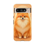 Pomeranian Tiny Fox Fluffy Art Tough Phone Case